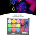 thumbnail image 3 of Face Painting Kit, Easy Dry Water Soluble Makeup Face Paint Lasting Fluorescent  For Cosplay For Adults, 3 of 8