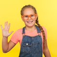 thumbnail image 3 of Gafas de disfraz Matcheck para niños, 20 unidades, color naranja, sin lentes, 3 of 7