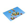 thumbnail image 3 of MKHERT Hot Air Balloon Over Blue Sky Doormat Rug Home Decor Floor Mat Bath Mat 30x18 inch, 3 of 3
