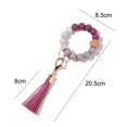 thumbnail image 2 of Silicone Bead Bracelet, Key Chain Pendant, 2 of 5