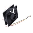 thumbnail image 6 of 3 Pin 90mm 25mm Cooler Fan Heatsink Cooling Radiator For Computer PC CPU 12V, 6 of 8