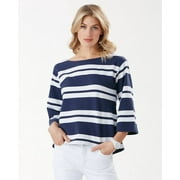 Tommy Bahama French Terrace Bell-Sleeve Popover, Island Navy, Medium