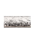 thumbnail image 4 of Unique Loom Serenity Shag Collection Area Rug - Vigie (5' 3" x 8' Oval White/Gray), 4 of 10
