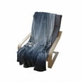 thumbnail image 4 of Boats Soft Flannel Fleece Throw Blanket, Tranquil Marina View at Night with Stars and Full Moon, Cozy Plush for Indoor and Outdoor Use, 60" x 80", Slate Blue White, by Ambesonne, 4 of 6