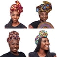 thumbnail image 4 of Wholesale  (Bulk) Ankara/Bogolan/Kente Headwrap Large- "70*20" Inches, 4 of 6