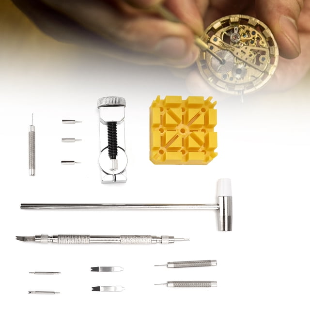 Juego De Reparación De Correas De Reloj, Kit De Herramientas De Reparación De Relojes, Extracción De Correa De Reloj Accesorios De Reparación De Relojes Ajustador De Correa De