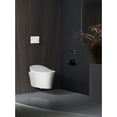 thumbnail image 6 of KOHLER 5402-0 Veil Smart Toilet with Auto Open & Close, One-Piece Wall-Hung Elongated Intelligent Bidet Toilet with Heated Seat and Dual-Flush, White, 6 of 7
