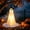 style D, variant on Spooky Ghost LED Light Outdoor Halloween Decorations Yard, Weather Resistant Garden Path Halloween Party Display, for Spider Web Decoration