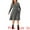 Gray, variant on DARING DIVA Plus Size Round Neck Long Sleeve Casual Knit Dress 1X Gray