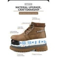 thumbnail image 5 of SKIUHS Men's Mid-Cut Chelsea-Style Safety Boots - Composite Toe & Slip Resistant Sole, 5 of 9