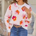thumbnail image 6 of Bovemsi Womens Sweaters Cozy Women's Autumn And Winter Knitted Long Sleeved Sweater Warm Comfortable Top Casual Fashion Business Casual Sweaters, 6 of 9