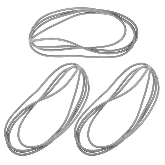Worgeous Elastic Bands for Trash Cans to Secure Bags Prevent Slippage Reusable Grey Rubber Bands for Home