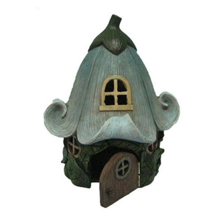 UPC 738362040647 product image for FAIRY GARDEN - HOUSE WITH WHITE LILY FLOWER ROOF | upcitemdb.com