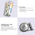 thumbnail image 2 of SKYSONIC Alpaca Tumbler Stainless Steel Double Wall Vacuum Reusable Insulated Mug with Straw and Built-in Coaste for Cold and Hot Beverages, 12oz, 2 of 7