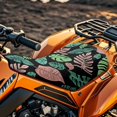 thumbnail image 4 of Uorisanigo ATV Seat Cover Protector Waterproof Tropical Kalo Leaf Four Wheeler Seat Cushion All Season Weather Proof Outdoor UV Protection for Polaris Sportsman Foreman Kodiak, 4 of 7