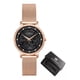 thumbnail image 1 of Reloj Hannah Martin De Cuarzo Y Diamantes Para Mujer Color De La Correa Rose Black, 1 of 8
