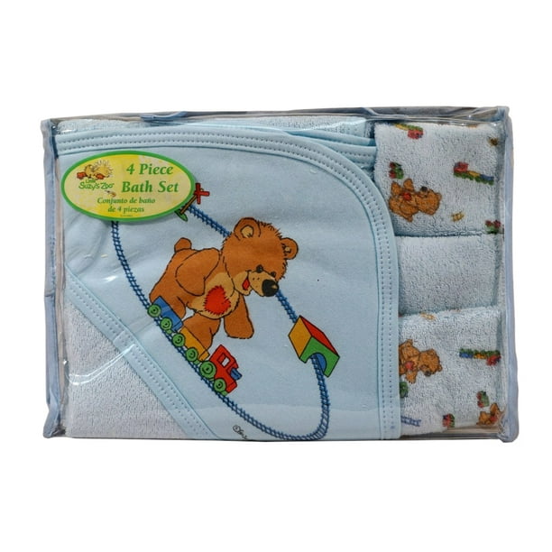 Little Suzy S Zoo 4 Piece Bath Set 3 Washcloths 1 Hooded Towel Walmart Com Walmart Com Little Suzy S Zoo 4 Piece Bath Set 3 Washcloths 1 Hooded Towel Walmart Com Walmart Com