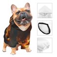 thumbnail image 5 of Yiaed Cool Fire Man Print Dog Hoodie Security Pet Dog Costume Pets Dog Hoodie Sweatshirt with Pocket for Small Dogs-X-Large, 5 of 5