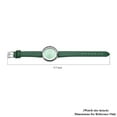 thumbnail image 7 of Strada Japanese Movement White Crystal with Green Dial Watch in Green Faux Leather Strap (36.32mm) Size 6.25-7.75" Birthday Christmas Gifts, 7 of 7
