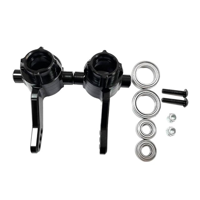 piezas de repuesto de bloques de dirección RC para vehículos de Control remoto , accesorios de bricolaje para coche Negro Baoblaze Bloques de dirección RC