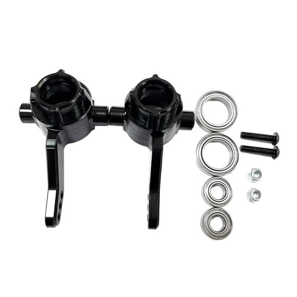 Copas de dirección RC para accesorios de modelo de coche RC Negro Sunnimix Bloques de dirección RC