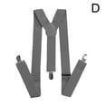 thumbnail image 2 of Heavy Duty Clip Suspenders for Men Men s Adjustable X Back Mens Suspenders Straps with Clips, 2 of 10