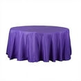 thumbnail image 4 of BalsaCircle 6 Pieces 108" Purple Round Polyester Tablecloths Fabric Table Cover Linens, 4 of 5