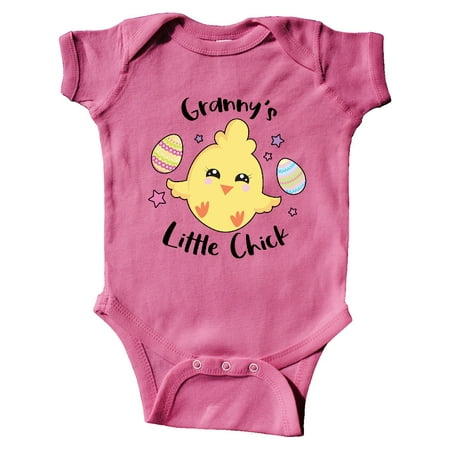 

Inktastic Happy Easter Granny s Little Chick Gift Baby Girl Bodysuit