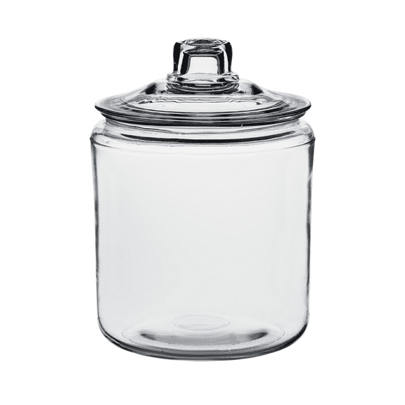 Anchor Hocking Heritage Hill Glass Jar with Lid, 1 Gallon