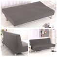 thumbnail image 4 of Elastic Clic Clac Cover 3 Seater Sofa,Living Room Solid Color Cover,Grey, 4 of 6