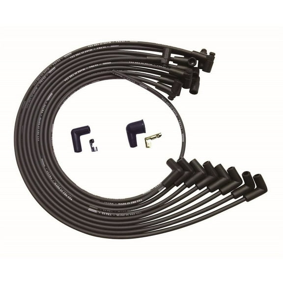 Moroso Ultra Plug Wire Set BBC Under V/C Black