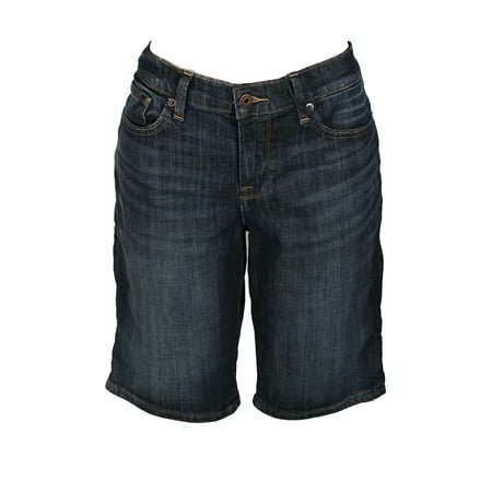 Lucky Brand Dark Blue Bermuda Ramsey Wash Denim Short 14-32