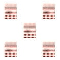 thumbnail image 3 of Wisewang Eye Face Gems Jewels Rhinestone Stickers Bling Beads Forehead Makeup Accessory DIY Nail Art Decorations Wedding Red 5Set, 3 of 6
