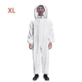 thumbnail image 3 of Kenally Traje de apicultura súper grueso, velo de esgrima plegable, mono de talla L, traje de protección de abejas, delantal con cremallera frontal Jardín y Patio No.1 Kenally TO005288-01, 3 of 6