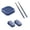 Navy Blue, variant on Electronic Drum Set For Adults And Kids Virtual Air Drum Sticks With 8 Sounds Portable And Space Saving