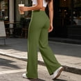 thumbnail image 6 of Annhoo Yoga Pants Women Stretchy High Waist Comfy Solid Color Loose Pants Comfy Soft Casual Workout Gym Trousers, 6 of 9