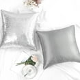 Unique Bargains 2 Pack Sequins Decorative Throw Pillow Covers 16" x16 ...
