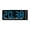 Blue, variant on Multifunction LED Digital Alarm Clock with Temperature Display - Auto-DST Adjustment & Dual Power (USB/Battery) | Adjustable Brightness Night Light for Bedroom/Office
