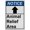 Warning Sign 6, variant on Industrial ANSI Vertical Directional Sign - 8"x12" Weatherproof, UV Resistant for Indoor/Outdoor Workplace (Animal Relief Area [up arrow])