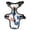 2D Pattern Of Hearts, variant on Pet Vest For Walking With Handle Adjustable Reflective Dog Cat Harness Dazzling