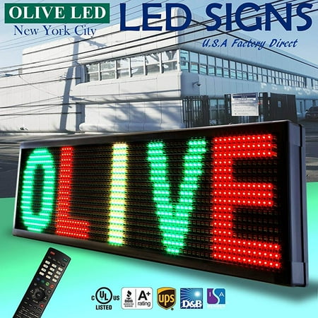 Service Outdoor Led Sign olive led sign 3color rgy, p30, 22