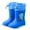 Blue, variant on Otqutp Boys Girls Dinosaur Rainboots Easy-On Lightweight Waterproof Rubber Boots Adjustable Outdoor Playing Rain Boots