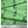thumbnail image 2 of Soimoi Polyester Georgette Fabric Triangle & Leaves Fabric Prints by Yard 42 Inch Wide, 2 of 3