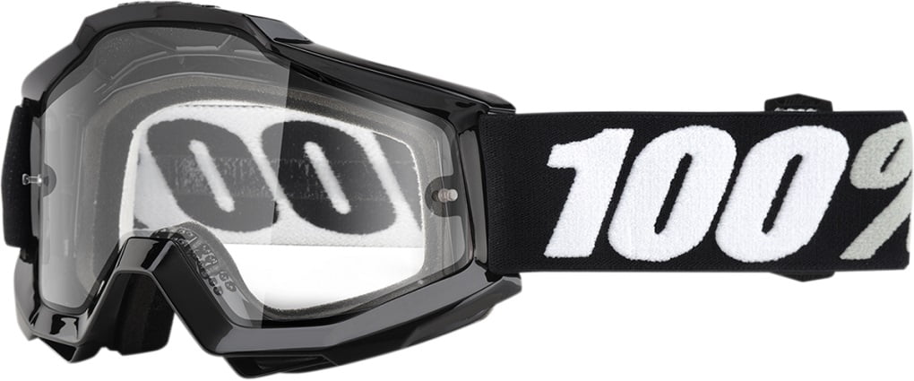 100% Accuri Tornado OTG 2016 Snow Goggles Black Clear Lens by 100%