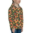 thumbnail image 3 of Salouo Fruits Peach Pattern Hoodie Sweatshirt for Youth, Fall Pullover Hoodie Sweatshirt Long-Sleeve Pullover Hooded Sweatshirt-Large, 3 of 6