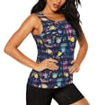thumbnail image 2 of Fotbe Sea Inhabitans and Herb Womens Loose Fit Casual Flowy Slim-Fit Tank Tops Athletic Round Neck Trendy Sleeveless Summer Tops for Gym and Yoga-X-Large, 2 of 7