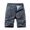 Gray, variant on Mens Cargo Shorts Cotton Relaxed Fit Camouflage Camo Cargo Short Black S