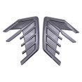thumbnail image 2 of Miulika 2x Car Side Air Flow Fenders Sticker 3D Stickers Auto External Accessories Fit Carbon fiber pattern, 2 of 5