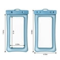 thumbnail image 4 of Underwater Phone Case IPX8 Waterproof Dry Bag with Lanyard for Phones Up to 7.2 in Diagonal, TPU Material, Floating Design, 4 of 9