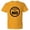 Gold, variant on ™ Mens From Born Made In North Dakota ND Logo Label HQ Tee